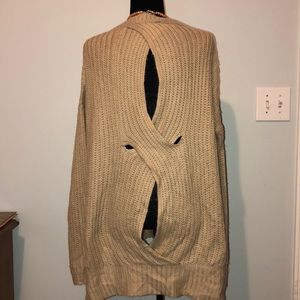 Oversize knit sweater
